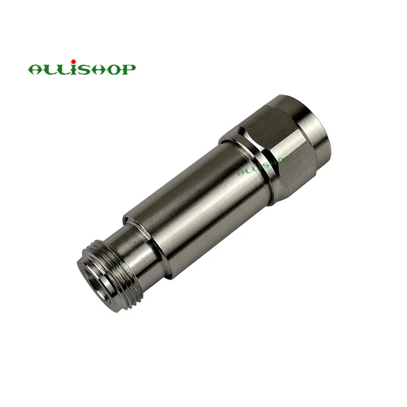 5W N Мужской и женский Радиочастотный аттенюатор DC до 3GHz 50ohm 1-30DBi N-MF коаксиальный