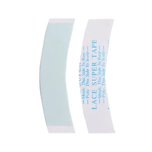 Синяя лента двойная прочность кружева спереди поддержка высокого качества Сильный Двусторонний Скотч для Toupees клей для париков лента 10 шт./лот