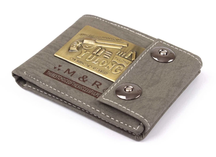 New US Dollar Cool Design Double Magnet Hasp Men Wallet Men&#39;s Brand Wallets Coin Purse with ...