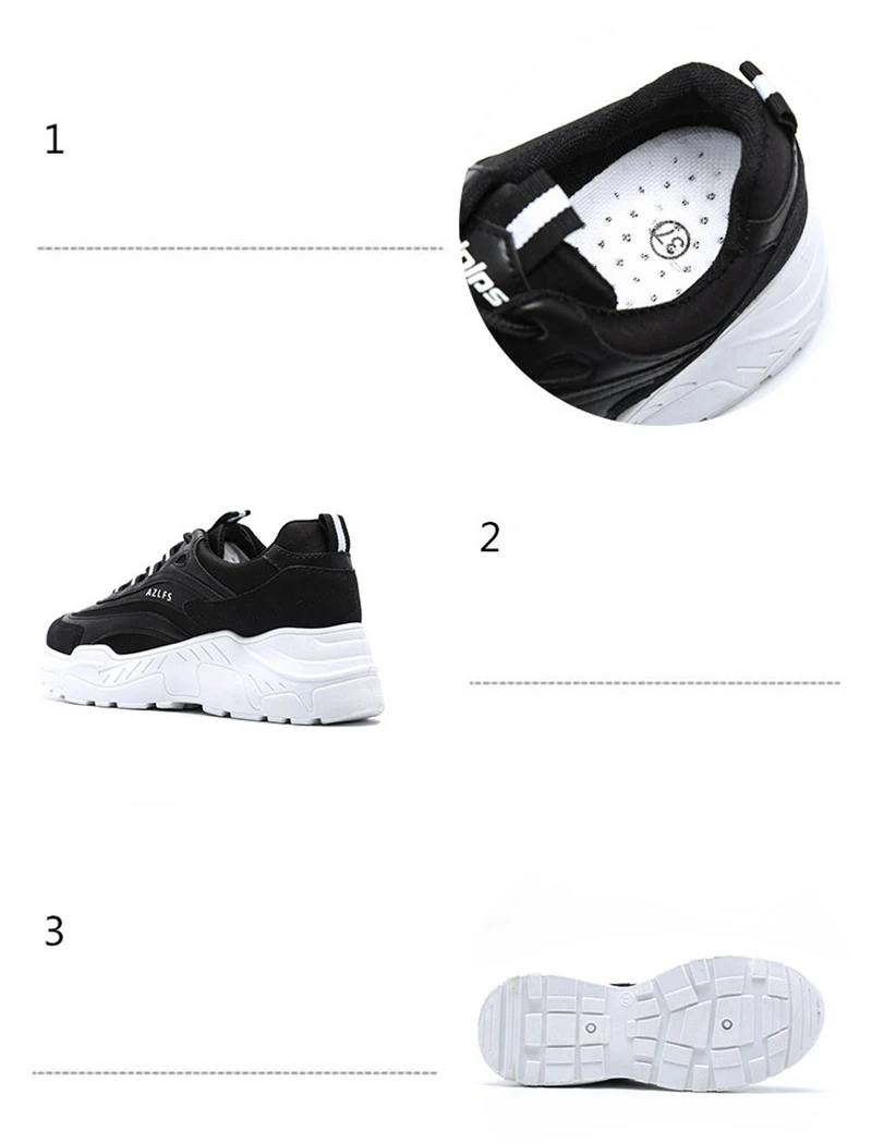 Women Casual Shoes Comfortable Flats Female Sneakers Lace Up Women Platform Creeoers Sport Shoes Breathable Lady Shoes Big Size  (10)