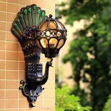 Уличные водонепроницаемые европейские ретро бра гостиная двор балкон коридор прохода китайском стиле led фон освещение