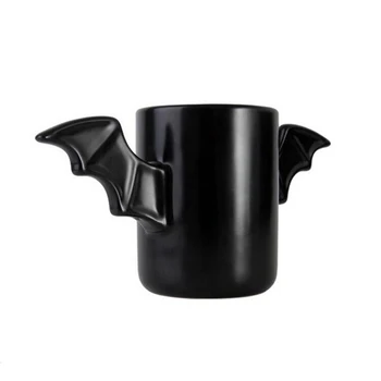 

New design Ceramic Mug Black Bat Style Mug,Enjoy Coffee Milk Tea Time Good Gift for Friends Batman Creative Mug tea cup