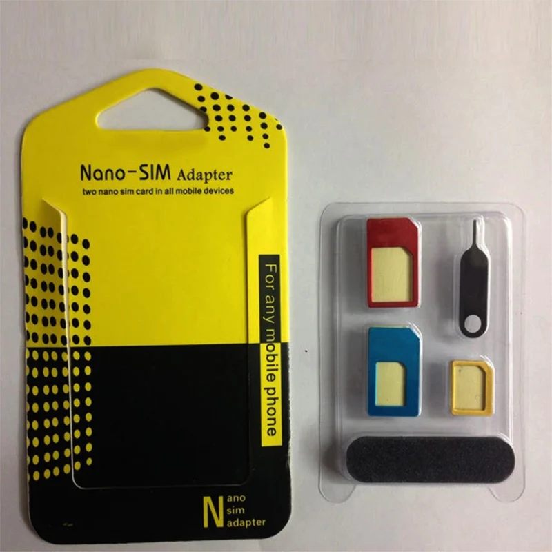 Nano Micro стандартный набор адаптеров для sim карты конвертер абразивный стержень