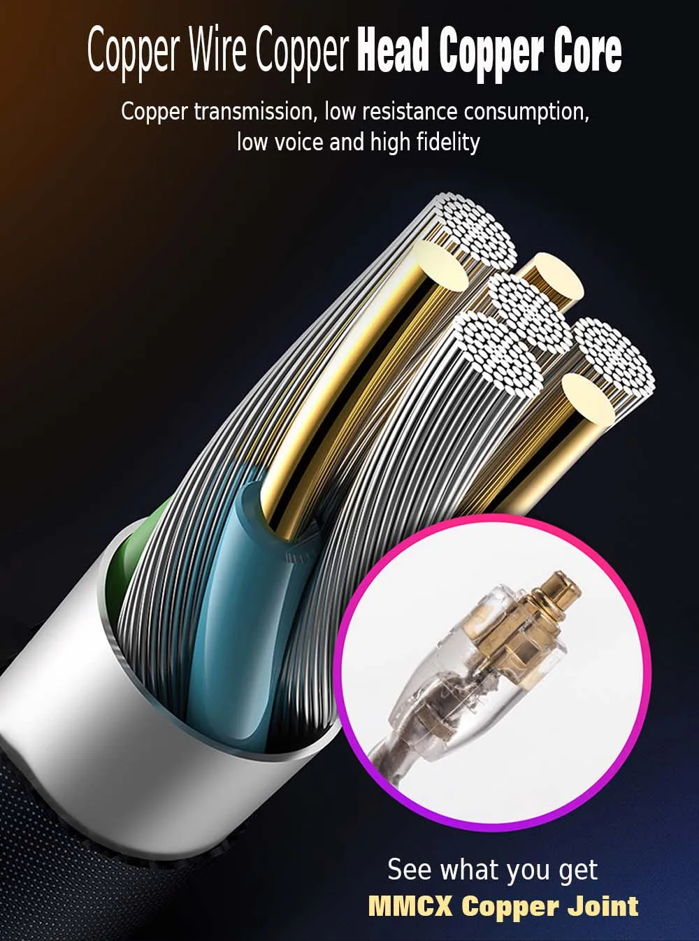 FDBRO DIY TD1 шумоподавление смолы наушники на заказ Сменные MMCX кабель гарнитура для Shure SE215 SE535 SE846
