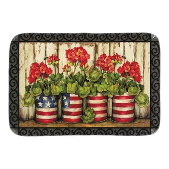 

Glory Flowers Garden Doormat Spring View Indoor Outdoor Door Mats For Living Room Bedroom Soft Short Plush Fabric Floor Mats