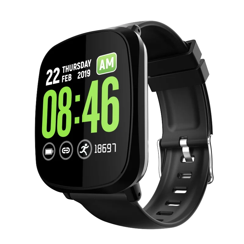 

Bakeey A8 Big Screen Full Color Smart Watch Real Time Blood Pressure and Oxygen Monitor Long Standby Wristband