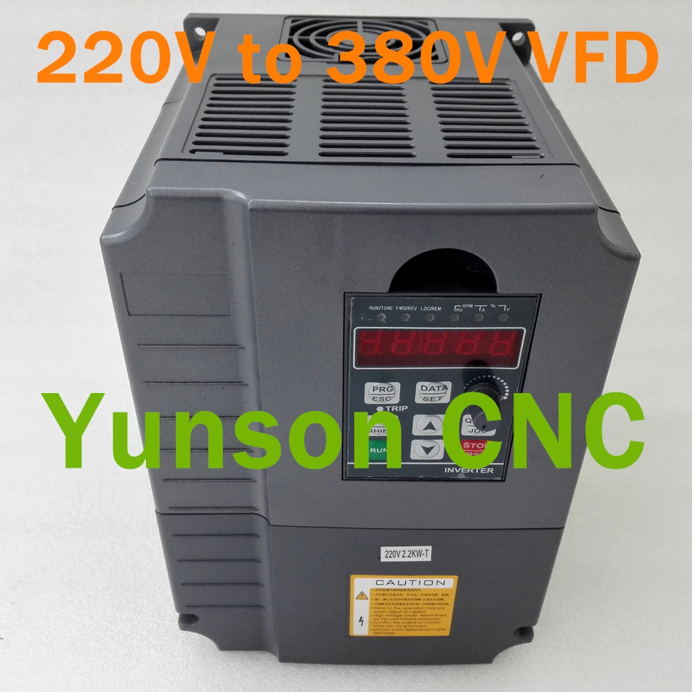 Трехфазный инвертор 220 В однофазный выход 380 2 кВт 2200 Вт 3hp 400 Гц Частотный привод с