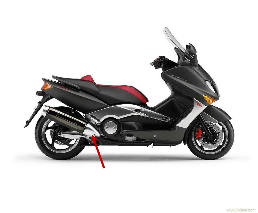 Для YAMAHA TMAX500 2001-2007 модель мотоцикла скутер алюминиевый цвет дизайн выхлопной трубы крышка глушитель передняя крышка