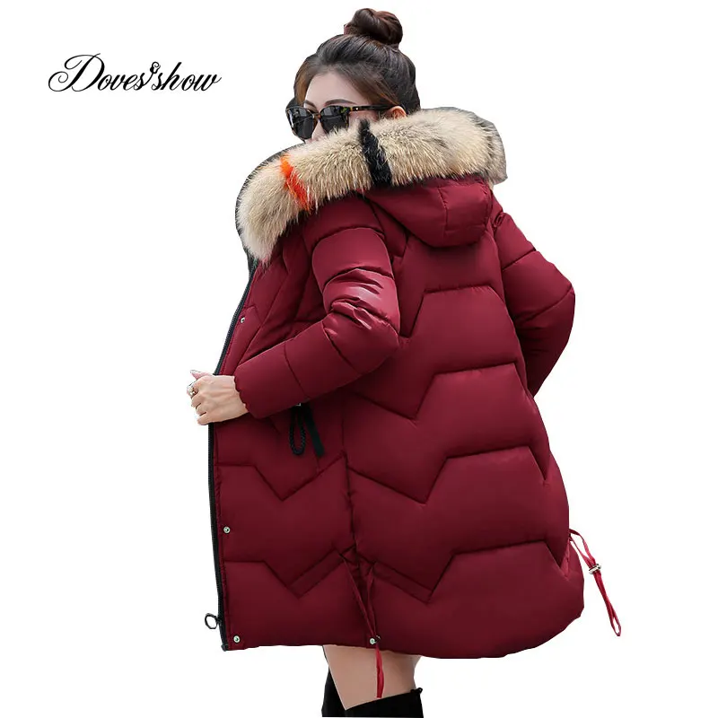 Kopen Hooded Winter Down Jas Jas Dikke Warme Slanke Vrouwen Casaco Feminino Abrigos Mujer Invierno 2018 Gewatteerd Parka Gewatteerde Bovenkleding