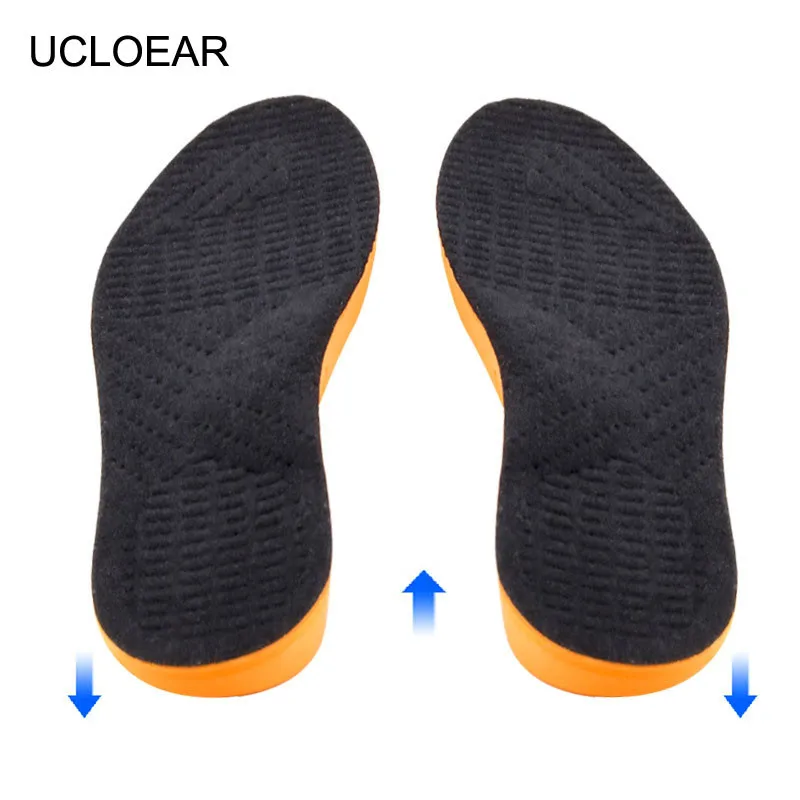 UCLOEAR X الساق النعال العظام قوس دعم بطانة حذاء النعال التخميد تدليك الصحيح حماية مريحة القدم الرعاية الأحذية منصات