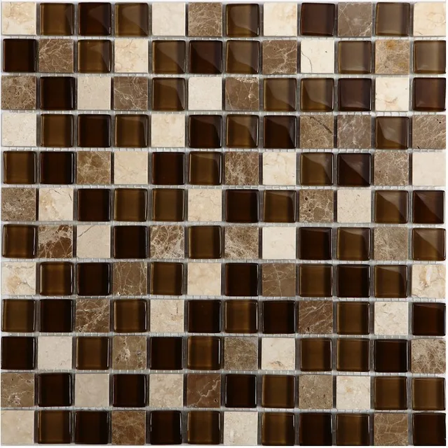 Dark Brown Gl Mosaic Tile Backsplash Sgmt117 Emperador Stone Dark Brown Gl Mosaic Tile Backsplash Sgmt117 Emperador Stone Kitchen Wall Tiles