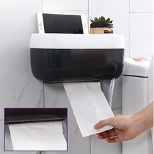 Креативный мульти-функция ванная комната бумажные салфетки в рулонах коробка Пробивка бытовой портативный держатель для туалетной бумаги настенный ящик для хранения