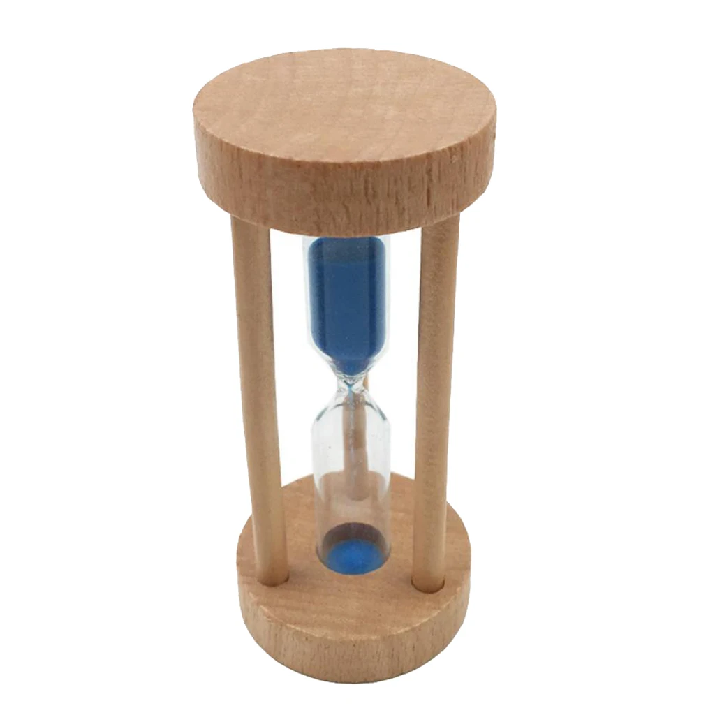1Pcs 3minutes Wooden Frame Colorful Hourglass Sandglass Sand Clock Timers Kitchen Egg Cooking Timer Counts Watch
