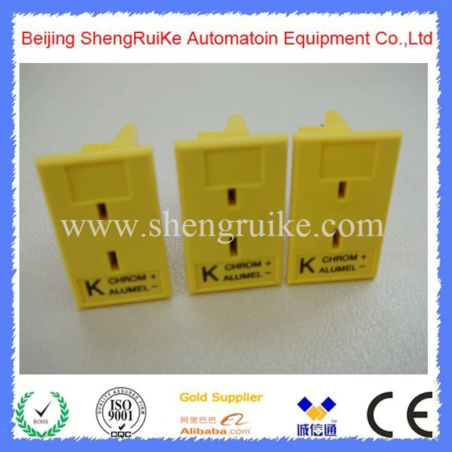 

Miniature Panel K thermocouple Connector Female yellow Color OMEGA Type