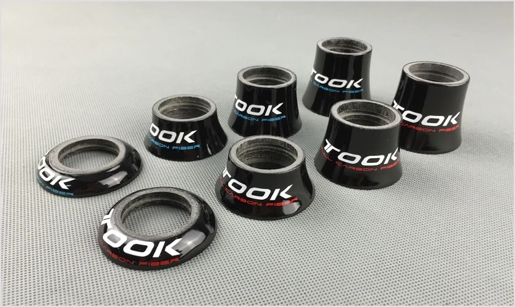 

1PCS carbon fiber bicycle headset spacer mtb bike washer taper moutain road bike fork cover 1 1/8'' 8.5/15/20/30/ 40mm bikeparts