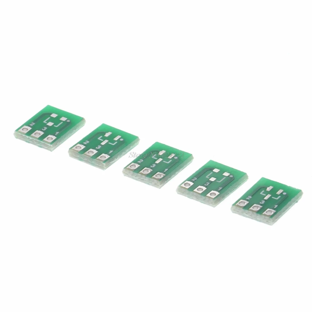 10 шт. двухсторонний SMD SOT23 3 DIP SIP3 адаптер PCB плата DIY конвертер интегральные схемы