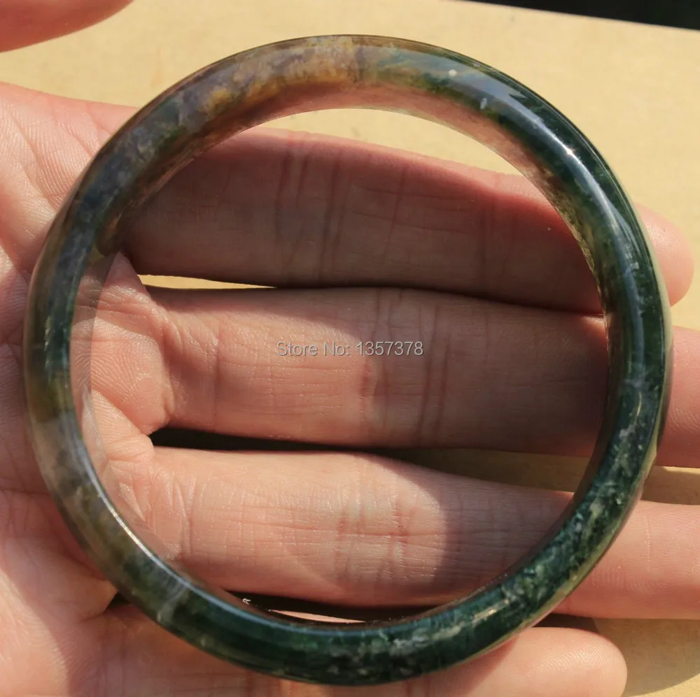 

shitou 004803 NATURAL AQUATIC AGATE QUARTZ CRYSTAL BRACELET