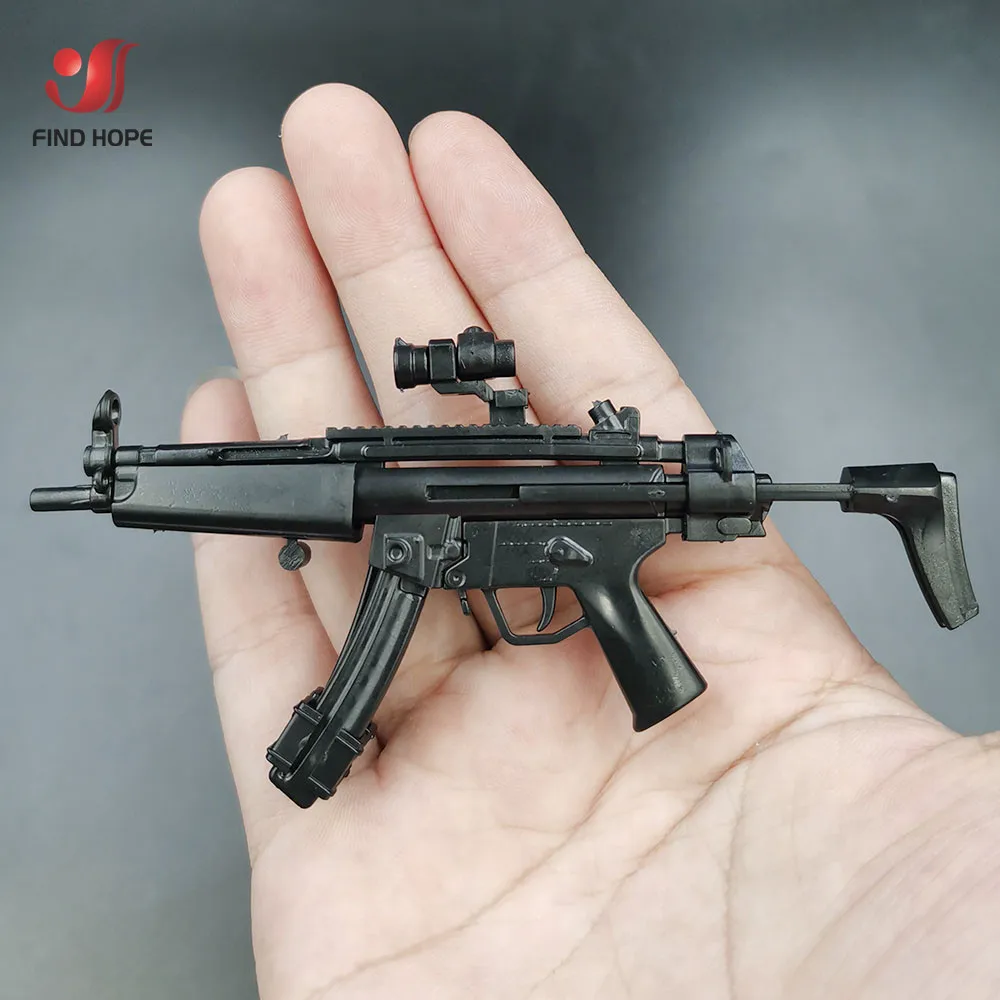 8 шт. 1/6 игрушечный пистолет Модель MP5 HK53 UZI MK18 KRISS VECTOR MP7 Пазлы Строительные кирпичи пистолет солдат оружие+ настенный дисплей