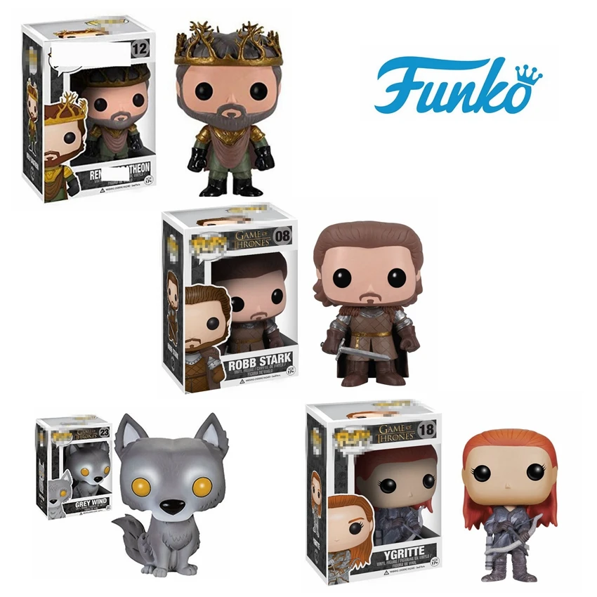 

Game of Thrones Renly Baratheon Robb Stark Ygritte Grey Wind PVC Action Figure Collection Model Toy For Children Birthday Gift