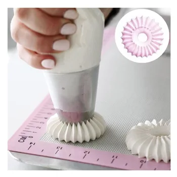 

2 Sizes DIY Nozzle Stainless Steel Dessert Cake Decorating Tips Kitchen Accessories Cookie Bis Icing Piping Cream Pastry Bag