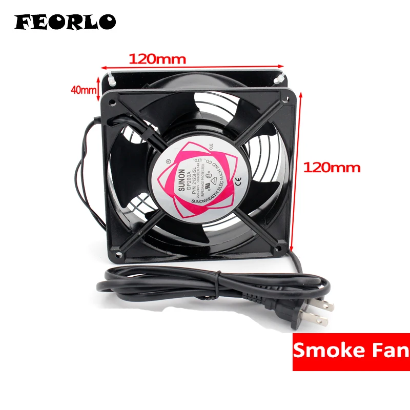 

FEORLO 220 v soldering iron welding household cooling fan blowing Soldering smoke small fan to suck the heat blowing dual