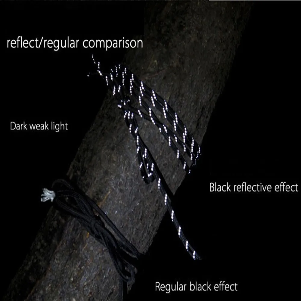 16 цветов светоотражающий Паракорд 550lb 7 нитей выживания скалолазание кемпинг выживания Оборудование 50 футов 100 футов