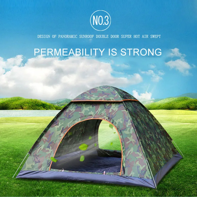 

Outdoor Tent Family Camping Tent 3-4 Person Mobile Automatic Pop Up Several Models Easy Open Camp Tents Ultralight Instant Shade
