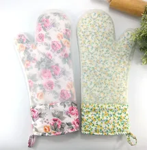  wholesale 50 pcs Thicker kitchen silicone oven glove heat resistant oven mitt cooking glove 