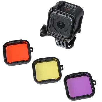 

Underwater Diving Filter for Gopro Hero 4 session/5 session Cube Lens Cap Lens Protector Waterproof Filter for Gopro 5 session