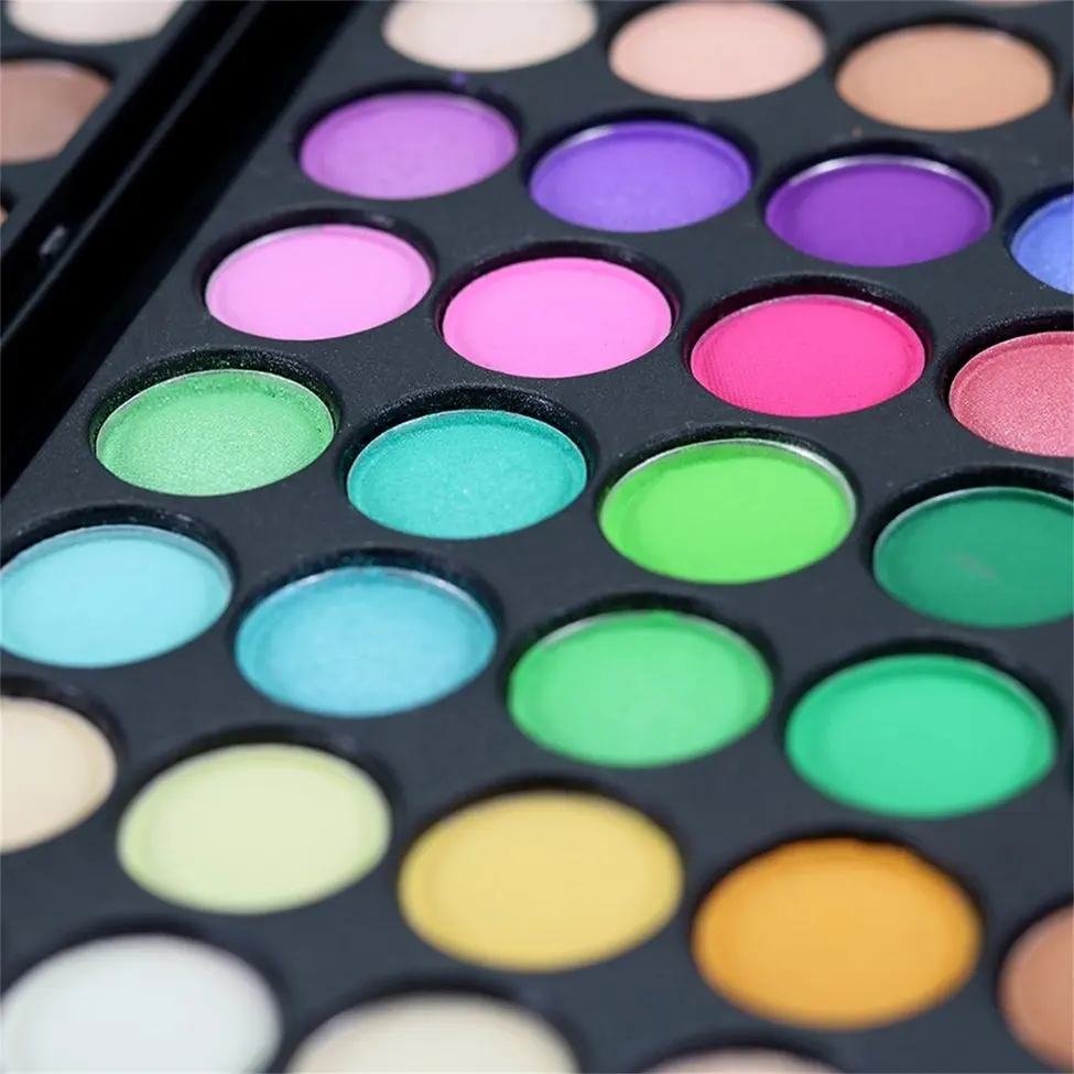 

ProNew 80 Color Eyeshadow Pallete Gorgeous Silky Powder Professional Nature Make up Palette Smoky Warm Matte Shining Eye Shadow