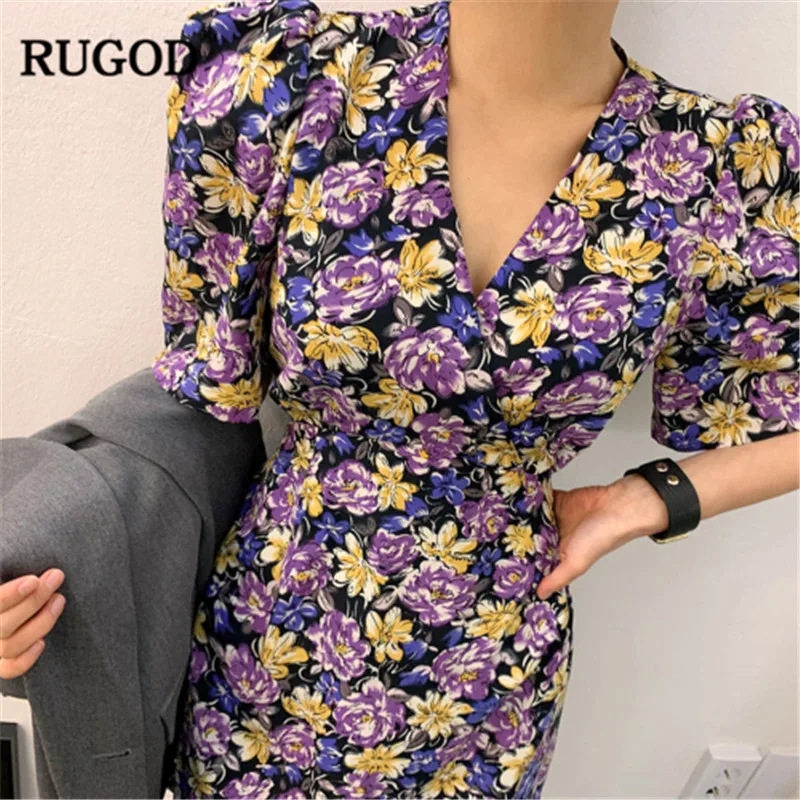 Женское платье в богемном стиле RUGOD элегантное весеннее кимоно с коротким