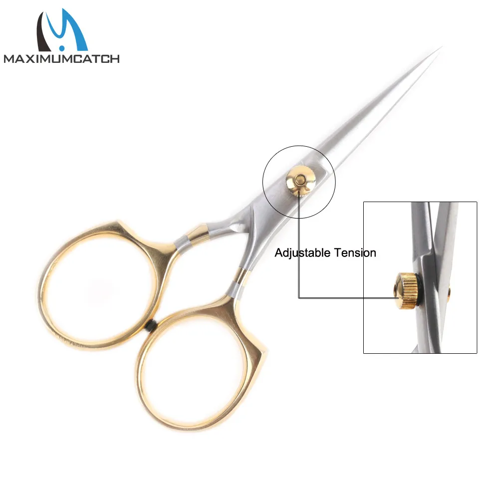 Fishing Accessories Fishing Tackle Fishing Tools Fishing Tool Fishing Scissors Maximumcatch Tungsten/Stainless Steel Carbide Blade Fishing Scissors Adjustable Serrated Straight Fly Tying Scissors