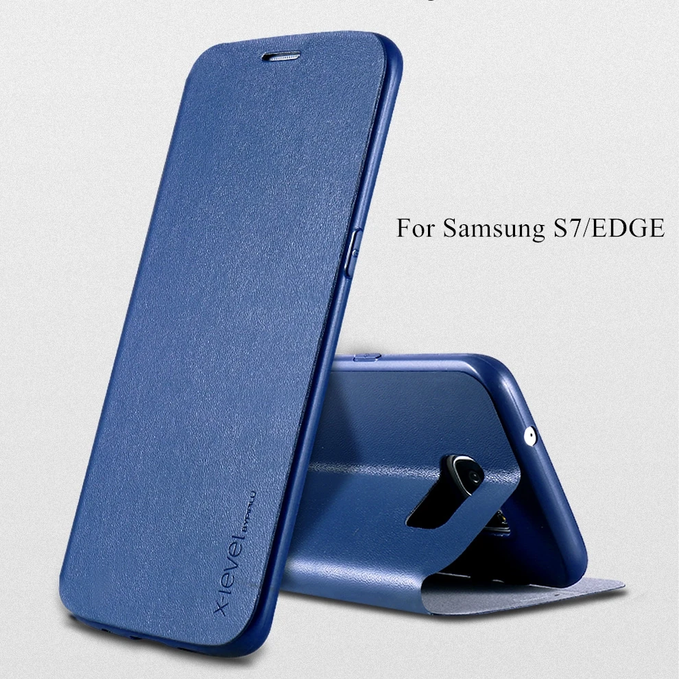 

ultra thin Leather Cover sFor Samsung Galaxy S7 edge Case Flip Cover sFor Samsung S7 edge Case S7EDGE For Samsung Galaxy S7 edge