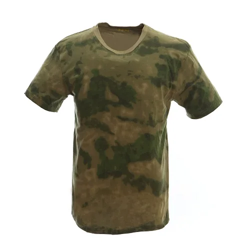 Открытый CS Военная Униформа камуфляжная футболка Для мужчин дышащая быстросохнущая армии США Combat футболка верхняя одежда футболка - Цвет: A TACS FG