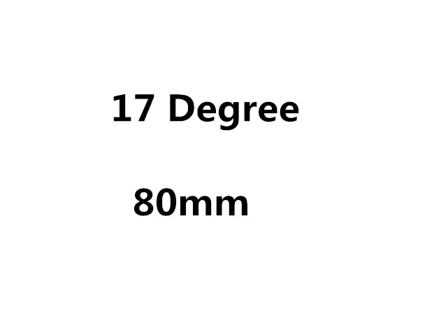 Алюминий сплав горный велосипед 6/17 градусов Toseek 31,8 мм велосипеды для 60/70/80/90/100/110/120 мм - Цвет: 17 Degree 80mm