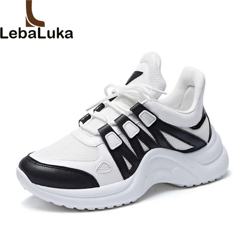

Tuyoki Size 35-43 Breathable Mesh Women Casual Shoes Vulcanize Female Fashion Sneakers Soft Flats Shoes Women Footwears