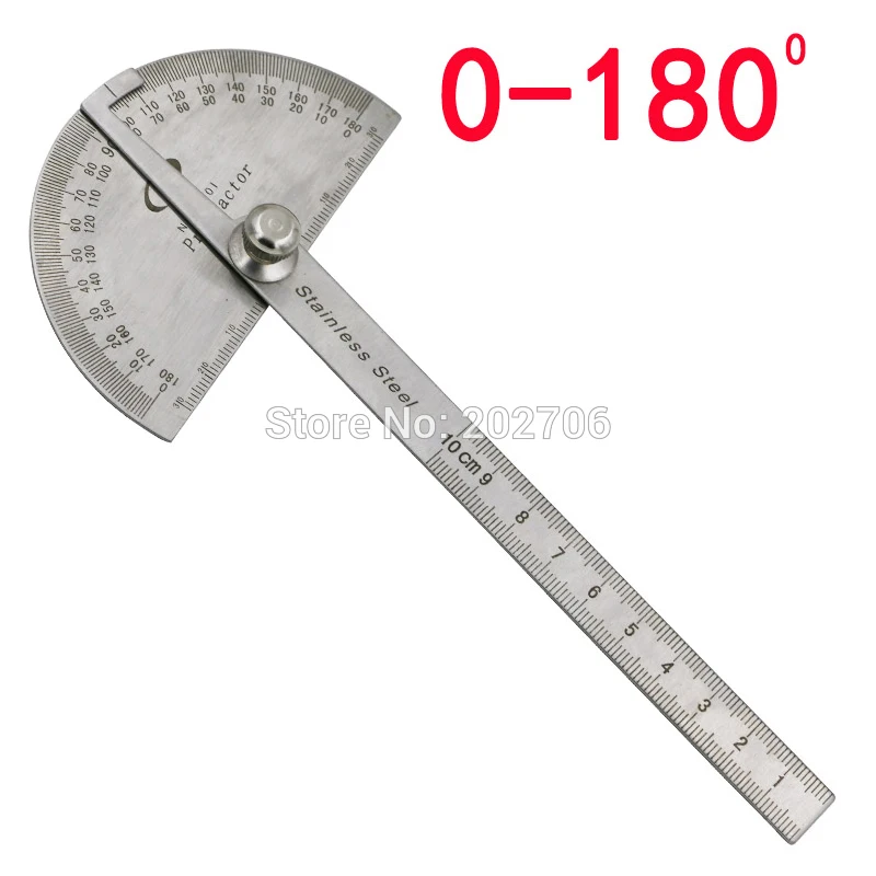 

Brand New 90 x 150mm Stainless Steel Protractor angle ruler bevel square ruler steel goniometer