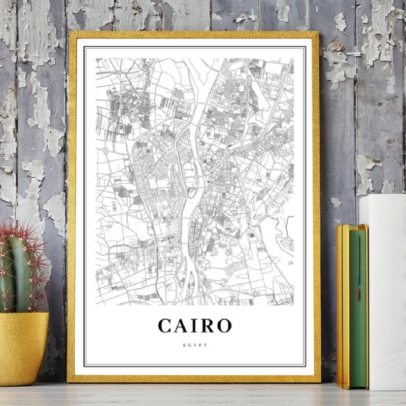 Cairo Map Print