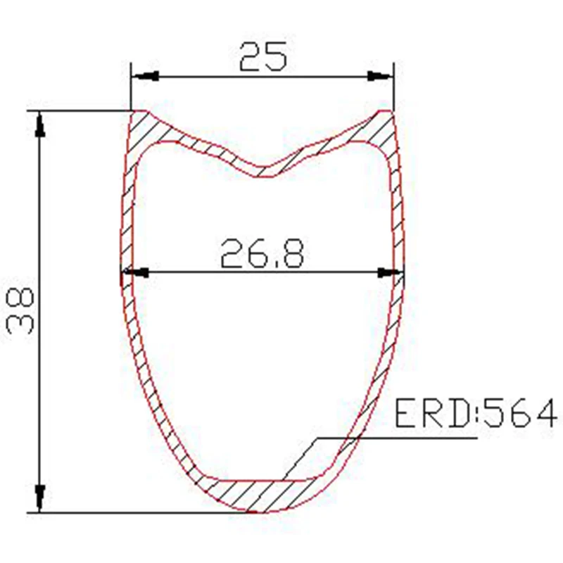28 inch дорожный велосипед диски графит для колес обода 700c 38x25 мм трубчатый довод обод велосипеда колеса велосипеда дороги Диски ERD 564 мм