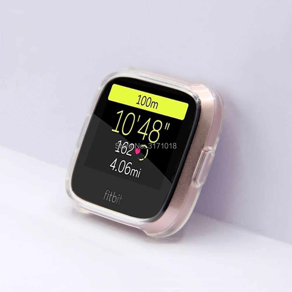 Мягкий силиконовый чехол из ТПУ, защитный чехол для Fitbit Versa, аксессуары для умных часов, защитный чехол s
