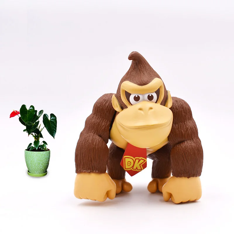 15 cm  Anime Super Mario Bros Donkey Kong PVC Action Figure Doll Collectible Model Toy Christmas Gift For Children
