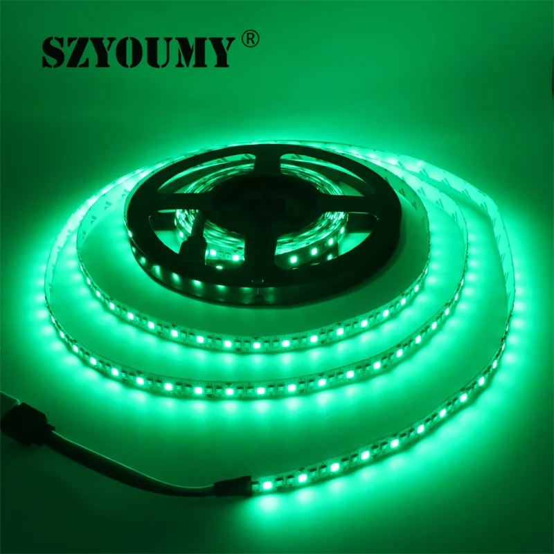 SZYOUMY 5 м 234Led/м 2835SMD цветных (RGB) светодиодных лент R-G-B один сегмент компании mlight, работающая при напряжении DC12V Новое поступление 50 м/лот