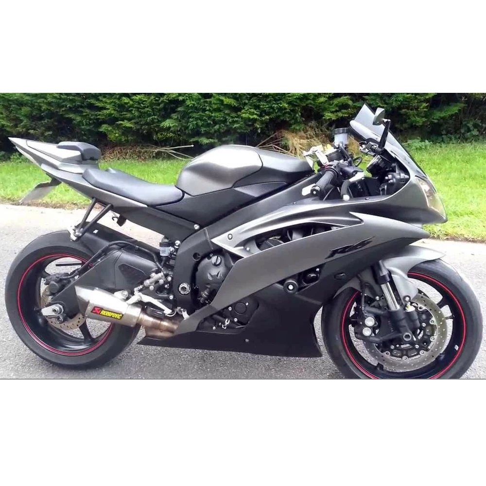 Мотоцикл набор корпусных деталей для 2008-2016 Yamaha R600 YZF-R6 матовый черный w/блеск Серый инъекций комплект молдинга