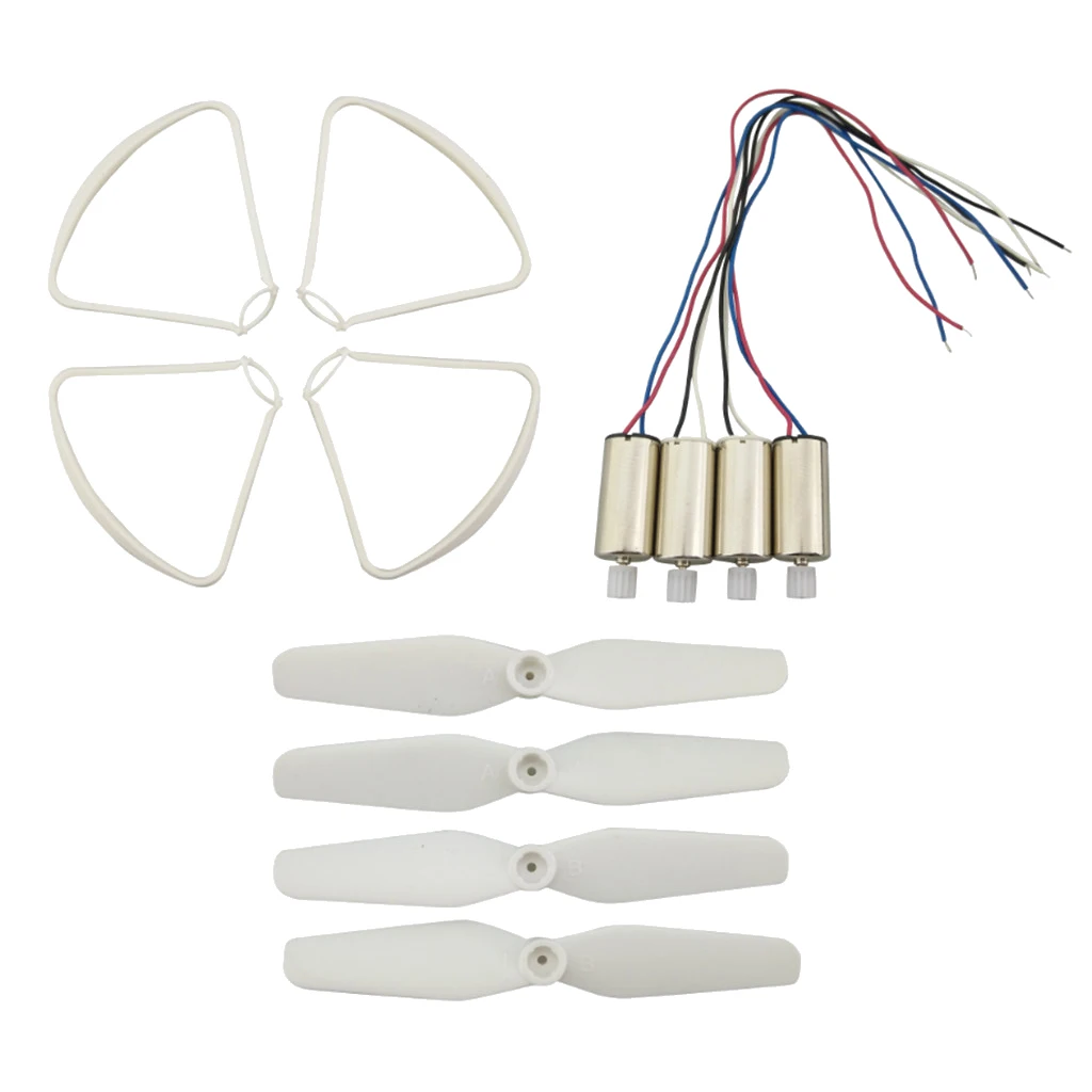 4 шт. Пропеллер и лопасть Защитная крышка двигатели для SYMA X23 X23W RC Дрон