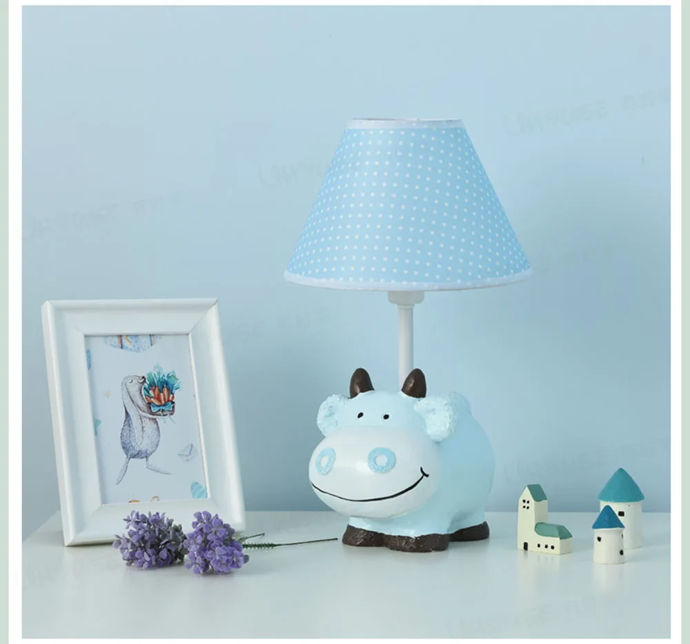

Hghomeart Led Cartoon Sensor Eye Reading Light 110 ~ 220v Light Table Switch Button Green E14 Lamp