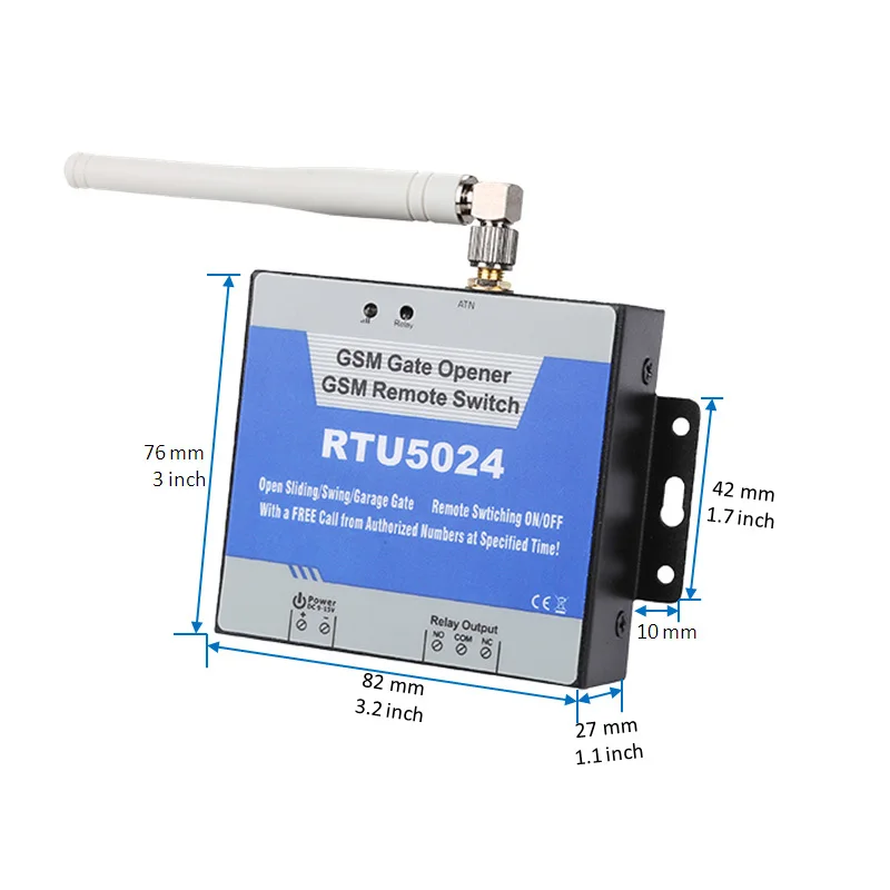 Rtu5024 GSM ворот реле дистанционного Управление доступом Беспроводной открывания двери по звонок бесплатный King Pigeon 1 шт./loit