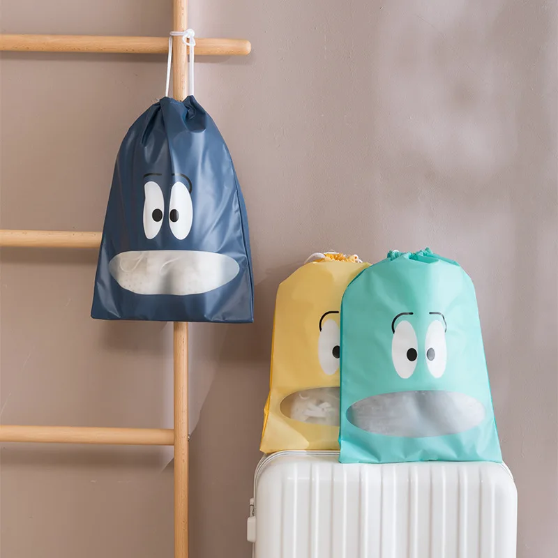

Waterproof Clothes Socks Bags Travel Suitcase Shoes Underwear Cosmetic Storage Bag Cartoon Organizer Clothes Packing Drawstring