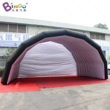 7 м x 5 м x 4 м черный снаружи белый внутри надувной шатер, персонализированный надувной навес палатка игрушка палатка