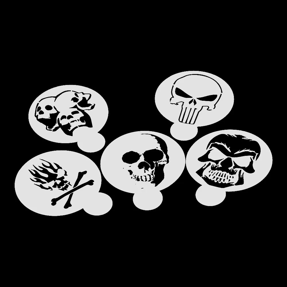 Punisher Skull Pumpkin Stencil