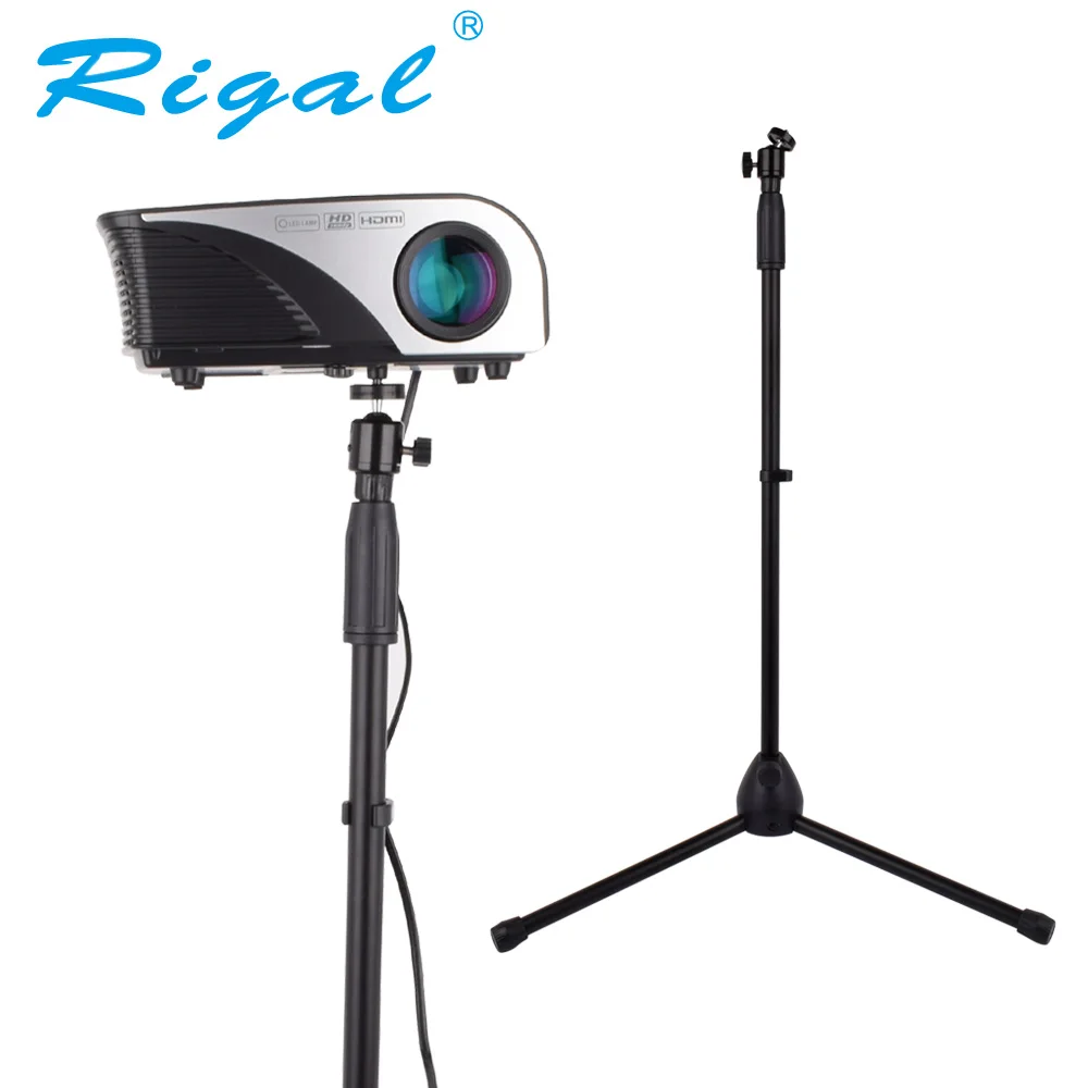 

Rigal V2 Floor Stand Tripod 79-141cm Projector Bracket Mount Holder For Mini Projector Cameras Camcorders Adjustable Floor Stand